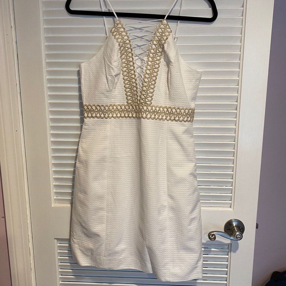 NWT Lilly Pulitzer White Trisha Shift Dress
